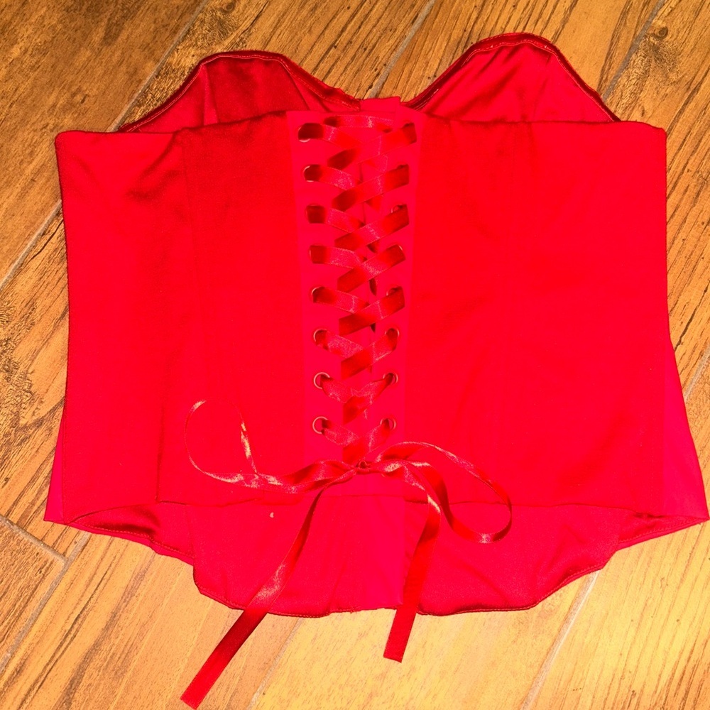 Torrid Lightweight Ponte Zip Front Corset Size 1 NWT - Picture 10 of 12